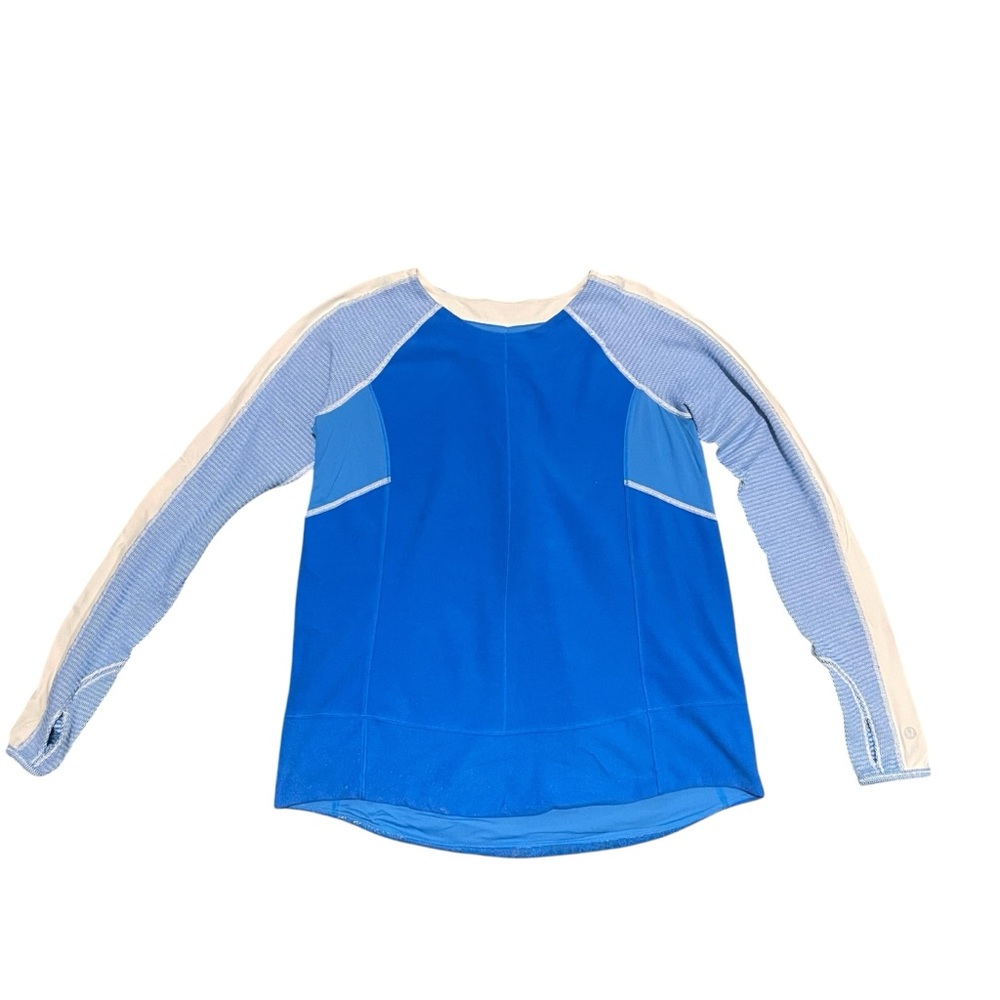 Lululemon Run Bold In The Cold Long Sleeve Fleece Pullover Women's Sz 8 outdoor